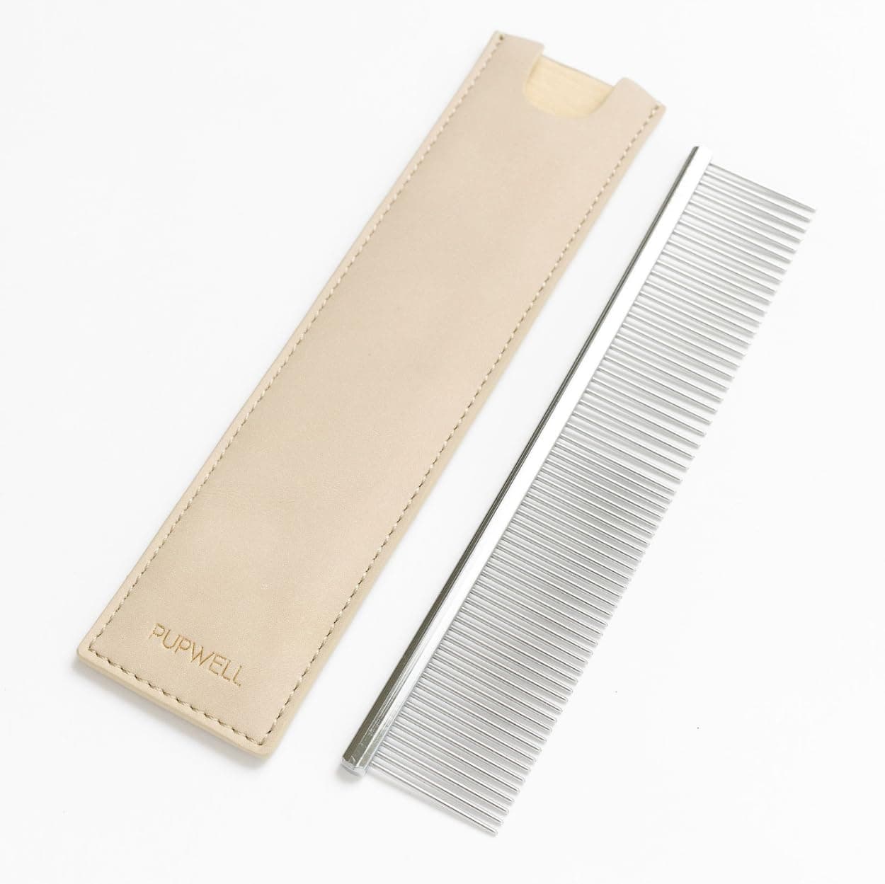 Pup Well Stainless Steel Metal Everyday Dog Comb preview image