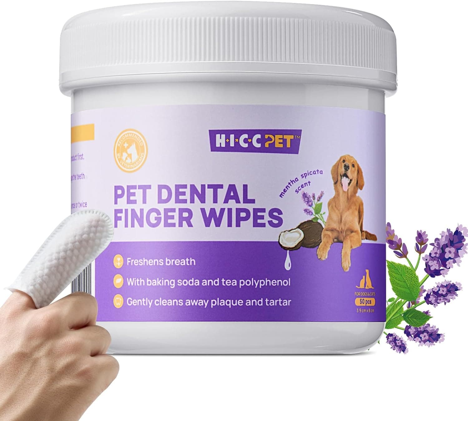 Teeth Cleaning Wipes for Dogs preview image