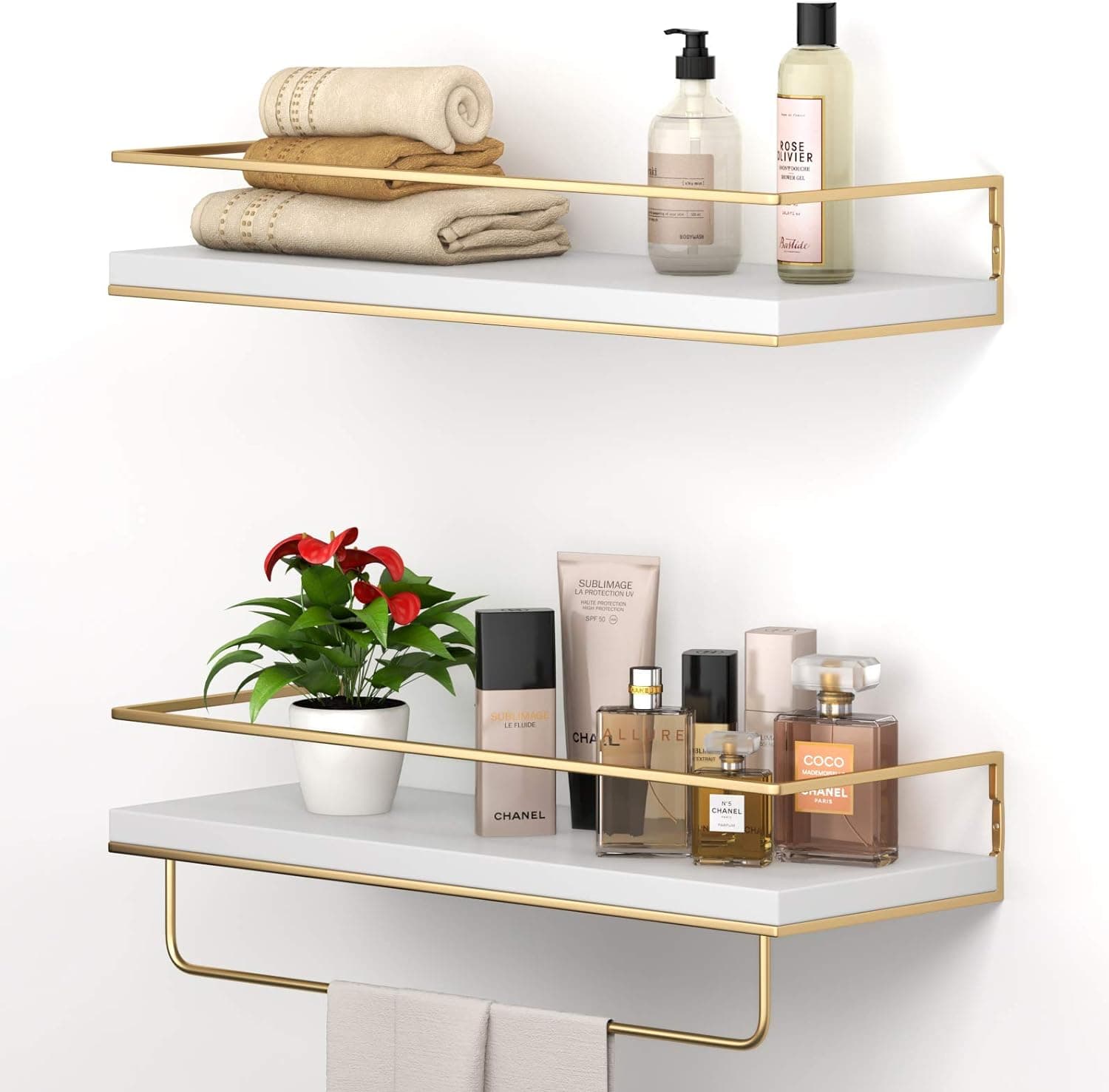 Shario White Floating Shelves preview image