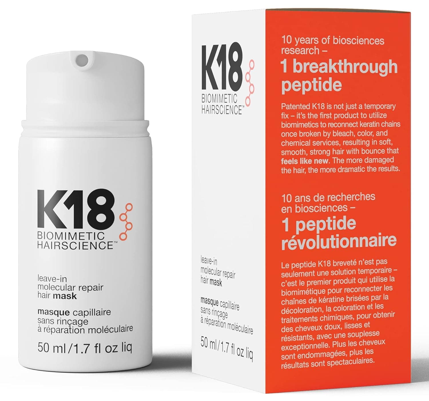 K18 Leave-In Molecular Hair Mask preview image