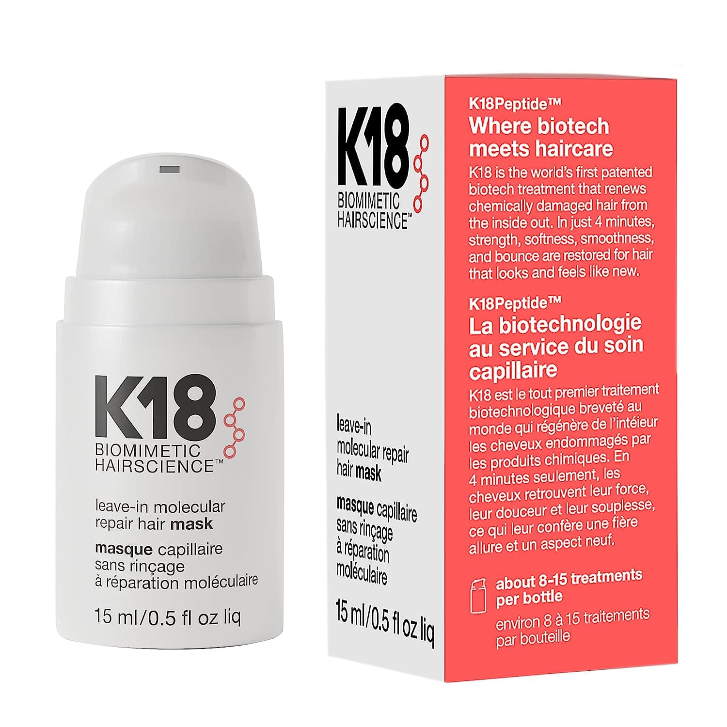 K18 Leave in Molecular Hair Mask preview image